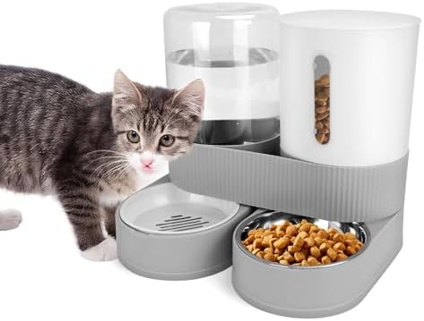 Automatic Dog Feeder and Water Dispenser for Small Medium Cats by Beyoung