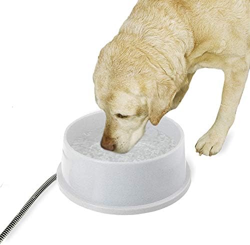 K&H Heated Water Bowl, Thermal-Bowl for Cats & Dogs, Safety Listed, 25W by KHPetProducts