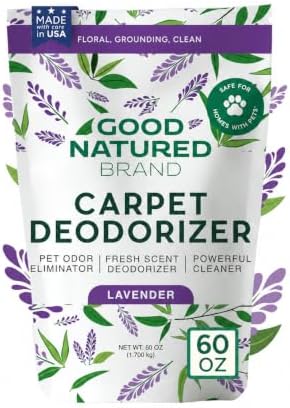 Good Natured Brand Carpet Deodorizer & Pet Odor Eliminator Powder, 60oz by GoodNaturedBrand