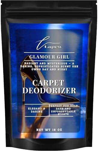 Lapew Glamour Girl Carpet Deodorizer Powder - Pet Safe Freshener for Vacuuming | Scented Odor Eliminator for Home | 16 oz by Lapew