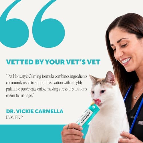 Pet Honesty Vet Backed Cat Calming Supplement Puree, Salmon, 20 Ct - Image 4