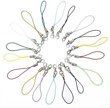 20Pcs Mobile Phone Rope Strap Charm Lariat Lanyard Phone Charms with Lobster Clasp Cords for Cellphone/USB Drive/Keychain/DIY Jewelry Accessories - Image 4
