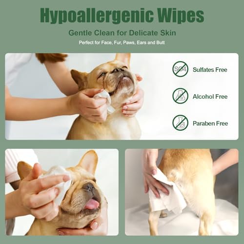 ATIFBOP Dog Wipes for Paws and Butt, 400 ct, Coconut Scented - Image 3