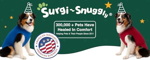 Surgi Snuggly Dog Surgery Recovery Suit, Cone Alternative, Spay/Neuter 2XLS - Image 2