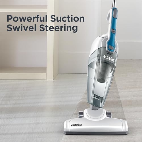 Eureka Blaze Stick Vacuum Cleaner, 3-in-1 Small Vacuum for Home, Aqua Blue - Image 4