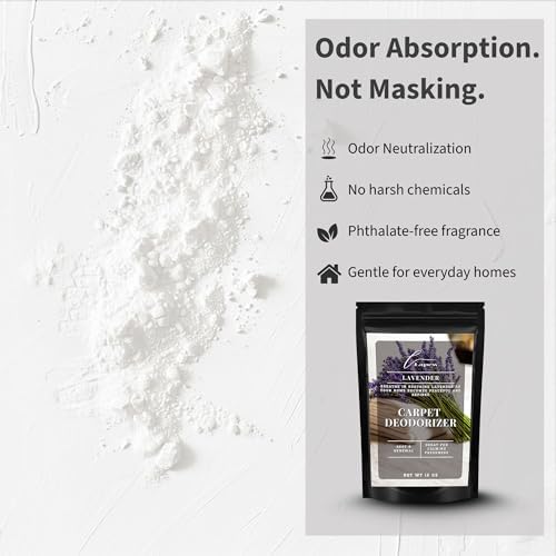 Lapew Lavender Carpet Deodorizer Powder - Pet Safe Freshener for Vacuuming | Scented Odor Eliminator for Home | 16 oz - Image 3