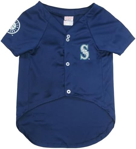 Official MLB Seattle Mariners Pet Jersey for Dogs & Cats, Size X-Large - Stylish Baseball Jersey for Your Furry Fan- Show Off Team Spirit with The Perfect Fan Apparel Gear for Pet, Dog & Cat - Image 2
