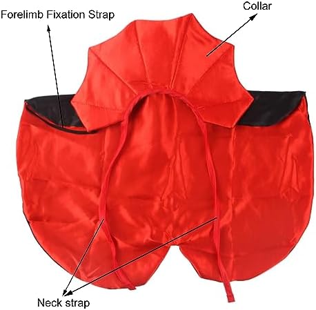 Pet Halloween Vampire Baron Cloak, Festival Cosplay Robe, Pet Halloween Costume Clothes Suit for Medium and Large Cats and Dogs - Image 2