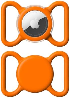 Waterproof AirTag Holder for Dog Collar, Soft Slide-On Dog AirTag Holder by WhoseID
