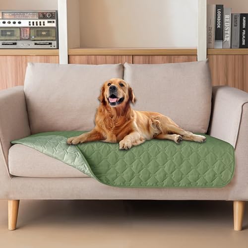 gogobunny Waterproof Loveseat Cover, Reversible Dog Cat Blanket for Couch by gogobunny
