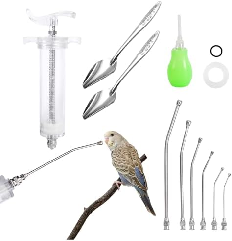 50ML Baby Bird Feeding Syringe Set Pet Syringe by FULAIERGD