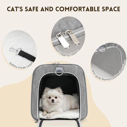 Cat Carrier Soft, Dog Carriers for Small Dog/Large Cat (Up to 16lb) - Image 6