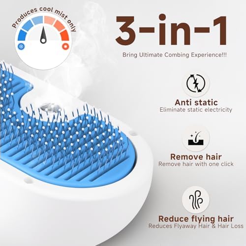 Pet Steam Brush for Dog, Cat & Dog brush for shedding - 1 Waterless Shampoo - Image 2