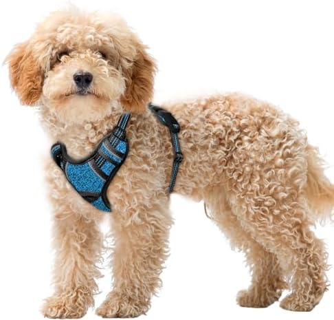 BARKBAY Dog Harness for Small Sized Dog No Pull Dog Vest ID Tag Pocket by BARKBAY