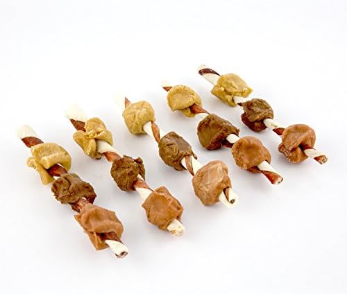 Good'N'Fun Triple Flavored Rawhide Kabobs for Dogs, 4-Ounce (Pack of 2) - Image 6