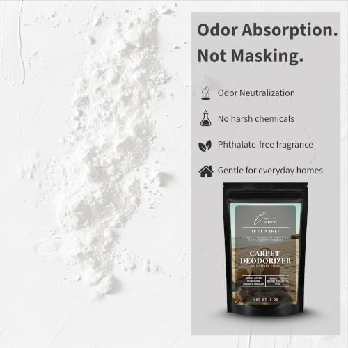 Lapew Butt Naked Carpet Deodorizer Powder - Pet Safe Freshener for Vacuuming | Scented Odor Eliminator for Home | 16 oz - Image 3