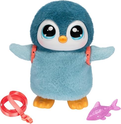 Little Live Pets Walking Penguin My Pet Waddles, Interactive Plush Penguin with 25+ Sounds and Detachable Leash, Toy Penguins for Kids of Ages 5+ by LittleLivePets