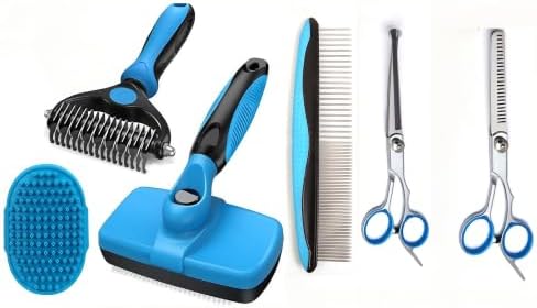 Dog Brush for Shedding,Deshedding Slicker Undercoat Rake Brush for Dog,6PCS by Unknown