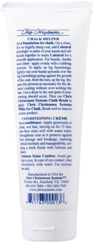 Chris Christensen Colestral Chalk Helper Conditioning Crème for Dogs Beards, Cheeks, and Chest, Groom Like a Professional, Restores Moisture, 8 oz Tube - Image 2