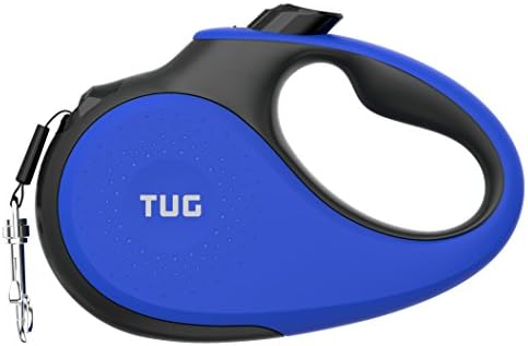 TUG Tiny Retractable Dog Leash, 10 ft (Extra Small, Blue) by TUG
