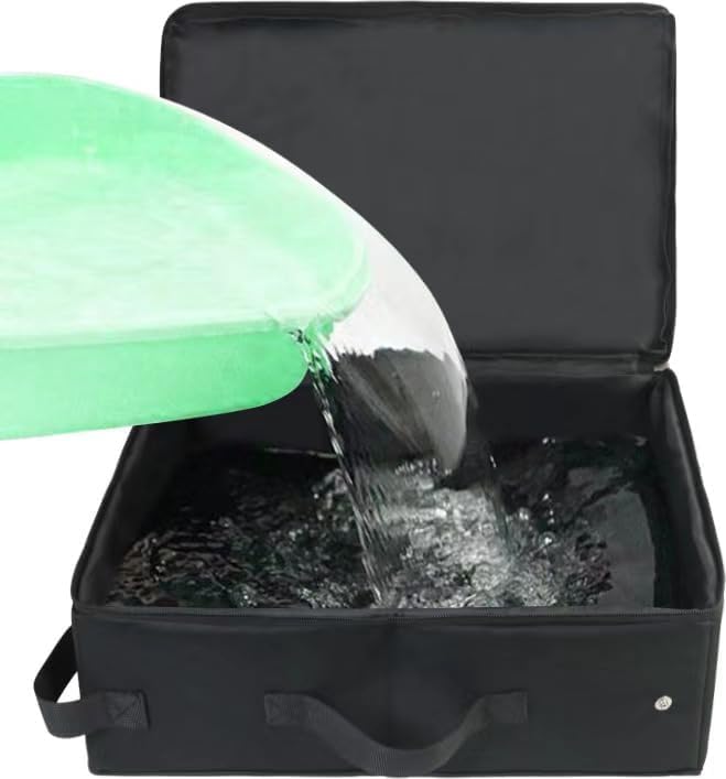 Portable Cat Travel Litter Box with Zipped Lid, Foldable Travel Litter Box, No Leakage, No Smell, Waterproof, Easy to Carry, Easy to Use in Hotels, Car - Image 5