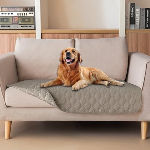 gogobunny Waterproof Loveseat Cover, Reversible Dog Cat Blanket for Couch by gogobunny