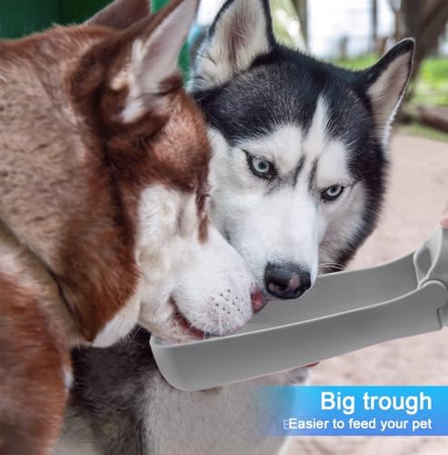 Portable Dog Small Animals Water Bottle for Walking 19 OZ or 12 OZ Pet Water Bottles for Puppy Medium Large Dogs Little Animals Water Dispenser Dog Small Animals Water Bowl - Image 6