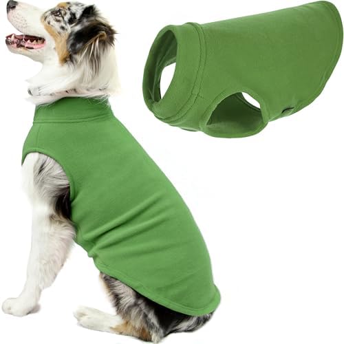 Gooby Stretch Fleece Vest Dog Sweater, Grass Green, 3X-Large by Gooby
