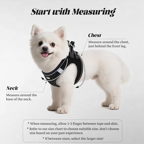 No Pull Dog Puppy Harness and Leash Set Reflective Mesh Vest Small - Image 2