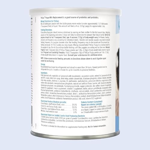 PetAg PetLac Milk Powder for Puppies - Puppy Milk Replacement for Newborn to 6-Week-Old Orphaned or Rejected Puppies - 10.5 oz Powdered Drink Mix(Pack of 2) - Image 2