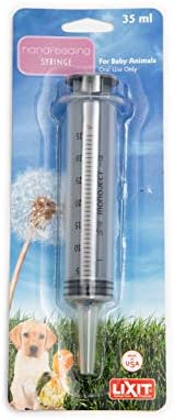 Lixit Hand Feeding Syringes for Puppies, Kittens, Rabbits and Other Baby Animals (35ML Pack of 6) - Image 2