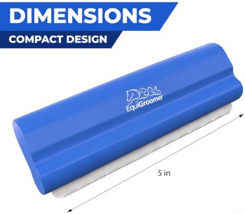EquiGroomer 5-Inch Undercoat Deshedding Brush for Dogs & Cats, Blue - Image 3