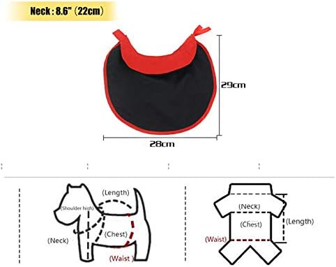 Pet Halloween Cloak Cosplay Vampire Cloak for Cats and Small Dogs, Pet Halloween Costume Clothes Suit - Image 4