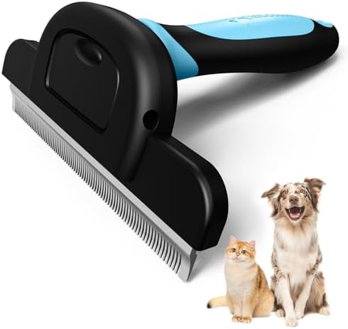MIU COLOR Long Hair Pet Grooming Brush for Medium & Large Dogs & Cats,Blue by MIUCOLOR