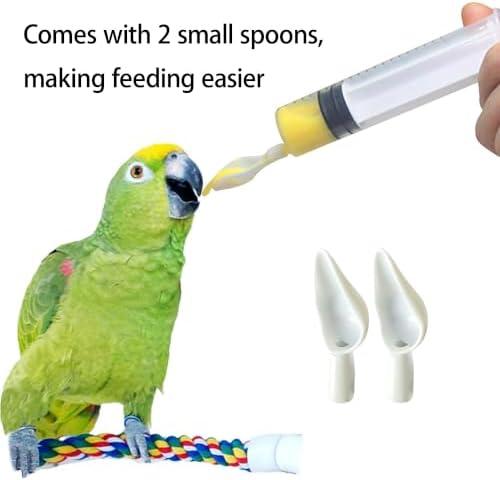 9 pcs Parrot Feeding Tools,Pet Syringe Feeding Tube Parrot Feeder - Image 4