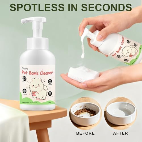 Pet Bowl Cleaner Mousse PH-Balanced, Fragrance-Free, 10 fl oz - Image 5