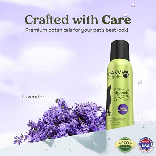 PAWFUME Dog Detangler Grooming Spray, Royal Lavender, 1-Pack - Image 4