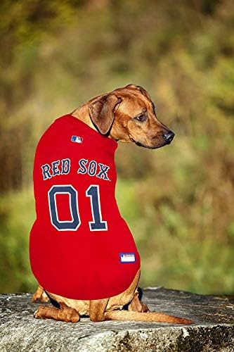 Official MLB Boston Red Sox Pet Jersey for Dogs & Cats, Size XX-Large - Stylish Baseball Jersey for Your Furry Fan- Show Off Team Spirit with The Perfect Fan Apparel Gear for Pet, Dog & Cat - Image 3