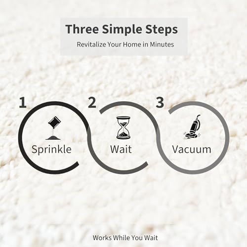 Lapew Vanilla Cream Carpet Deodorizer Powder - Pet Safe Freshener for Vacuuming | Scented Odor Eliminator for Home | 36 oz - Image 4