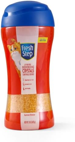 Fresh Step Cat Litter Crystals Deodorizer, Summer Breeze, 15 Oz, 6-Pack - Image 7