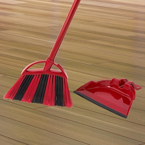 O-Cedar One Sweep Broom & Step-On Dustpan Set | Patented Wave Bristles Remove Over 99% of Dirt in One Pass | Lightweight & Quiet for Pet-Friendly Cleaning - Image 6