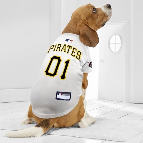 Official MLB Pittsburgh Pirates Pet Jersey for Dogs & Cats, Size Small - Stylish Baseball Jersey for Your Furry Fan- Show Off Team Spirit with The Perfect Fan Apparel Gear for Pet, Dog & Cat - Image 3