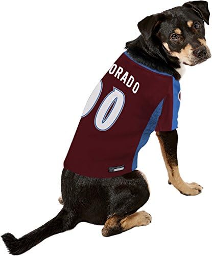 NHL Colorado Avalanche Jersey for Dogs & Cats, Medium. - Let Your Pet Be A Real NHL Fan! - Image 6