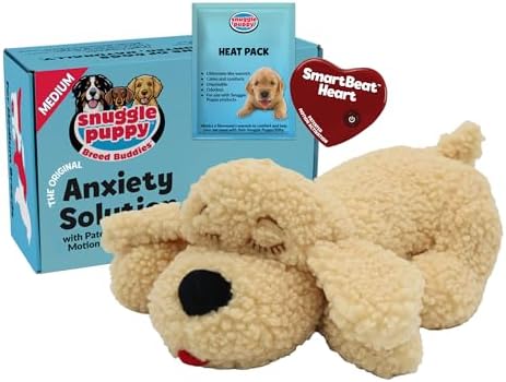 Snuggle Puppy Heartbeat Toy, Calming Comfort, Breed Buddies Goldendoodle by SnugglePuppy