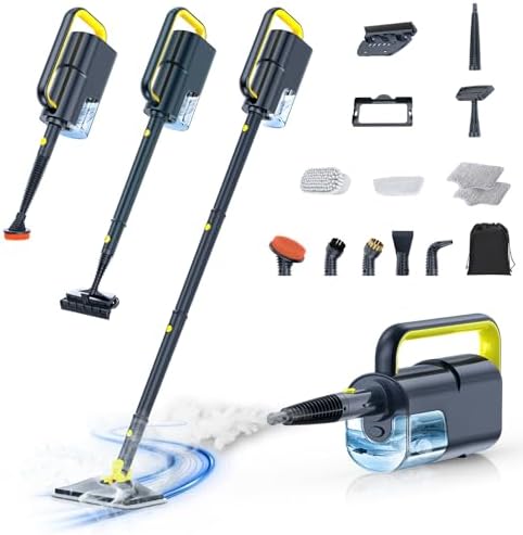 Steam Cleaner, Detachable 10-in-1 Handheld Steam Mop for Multi-Surface by LABIGO