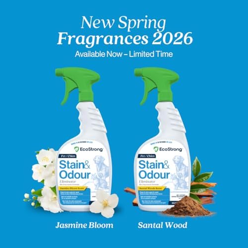 Eco Strong Pet Stain and Odor Remover - Pet Odor Eliminator, Urine Destroyer for Dogs, Pet Urine Enzyme Cleaner | Jasmine Bloom - 32 oz - Image 2