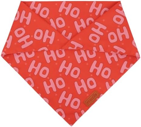 PTDECOR Christmas Dog Bandana, Red Green Xmas Santa Dog Scarf, Small - Image 6