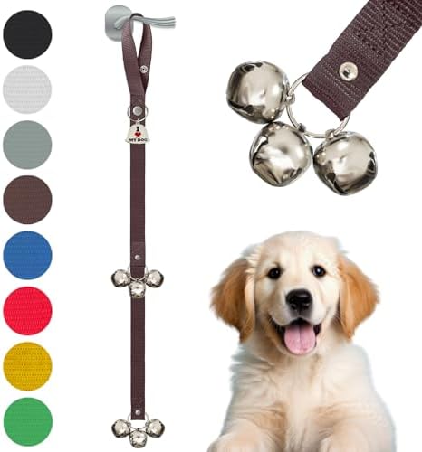 Caldwell's Pet Supply Co. Dog Potty Bells, Dog Door Bell, Bells to Go Outside, Potty Training Bell, Dogs Doorbell, Dogs Potty Doorbell, Ring to Go Pee, All Breed Puppy Training Tool by CaldwellsPetSupplyCo