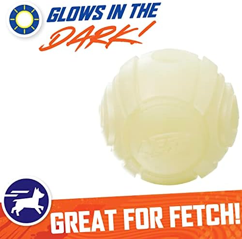 Nerf 2.5in TPR Lightning LED Glow Ball - No Color (Pack of 2) - Image 3