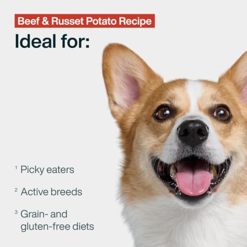 JustFoodForDogs Pantry Fresh Wet Dog Food, Complete Meal or Dog Food Topper, Beef & Russet Potato Human Grade Dog Food Recipe - 12.5 oz (Pack of 6) - Image 3
